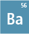 Barium isotopes: Ba-130, Ba-132, Ba-134, Ba-135, Ba-136, Ba-137, Ba-138