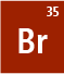 Bromine isotopes: Br-79, Br-81
