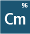 Curium isotopes: Cm-240, Cm-241, Cm-242, Cm-243, Cm-244, Cm-245, Cm-246, Cm-247, Cm-248, Cm-249, Cm-250