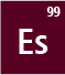 Einsteinium isotopes: Es-249, Es-250, Es-251, Es-252, Es-253, Es-254, Es-255