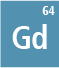 Gadolinium isotopes: Gd-152, Gd-154, Gd-155, Gd-156, Gd-157, Gd-158, Gd-160