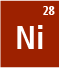 Nickel isotopes: Ni-58, Ni-60, Ni-61, Ni-62, Ni-64