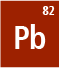 Lead isotopes: Pb-204, Pb-206, Pb-207, Pb-208