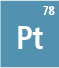 Platinum isotopes: Pt-190, Pt-192, Pt-194, Pt-195, Pt-196, Pt-198