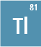 Thallium isotopes: Tl-203, Tl-205